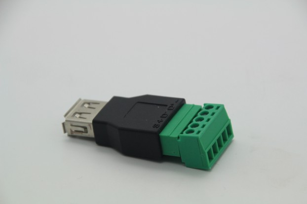 USB FEMALE SOLDERLESS CONNECTOR